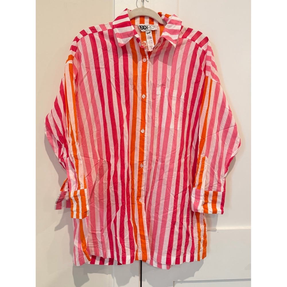 Beach Riot Alexa Swim Cover-Up Top Sz S /M NWOT Swim Pool Beach Vacation Retreat - Picture 4 of 10